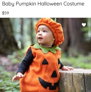 One Pottery Barn Kids pumpkin costume